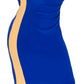 Kasper Women's Side Stripe Dress Blue Size 12