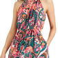 INC International Concepts Women's Printed Tired Maxi Dress Pink Size 4