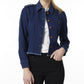 Jones New York Women's Fringed Denim Jacket Blue Size Medium