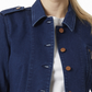 Jones New York Women's Fringed Denim Jacket Blue Size Medium