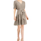 INC International Concepts Women's Tan Belted Mini Dress Size Small