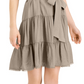 INC International Concepts Women's Tan Belted Mini Dress Size Small