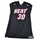 NBA Miami Heat Norris Cole #30 Adidas Jersey Black JSA Autographed Signed XXL