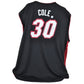 NBA Miami Heat Norris Cole #30 Adidas Jersey Black JSA Autographed Signed XXL