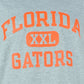 NCAA Adidas Florida Gators Football Gray Tshirt Tee Mens Short Sleeve Crew Neck