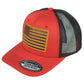 United States USA Flag Patch Mesh Trucker American Snapback Curved Bill Hat Cap