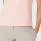 Kasper Women's Pleated Neck Sleeveless Top Pink Size Large