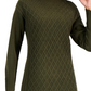 INC International Concepts Women's Cable Knit Sweater Dress Green Size X-Large