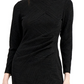 Anne Klein Women's Metallic Bodycon Dress Black Size 14