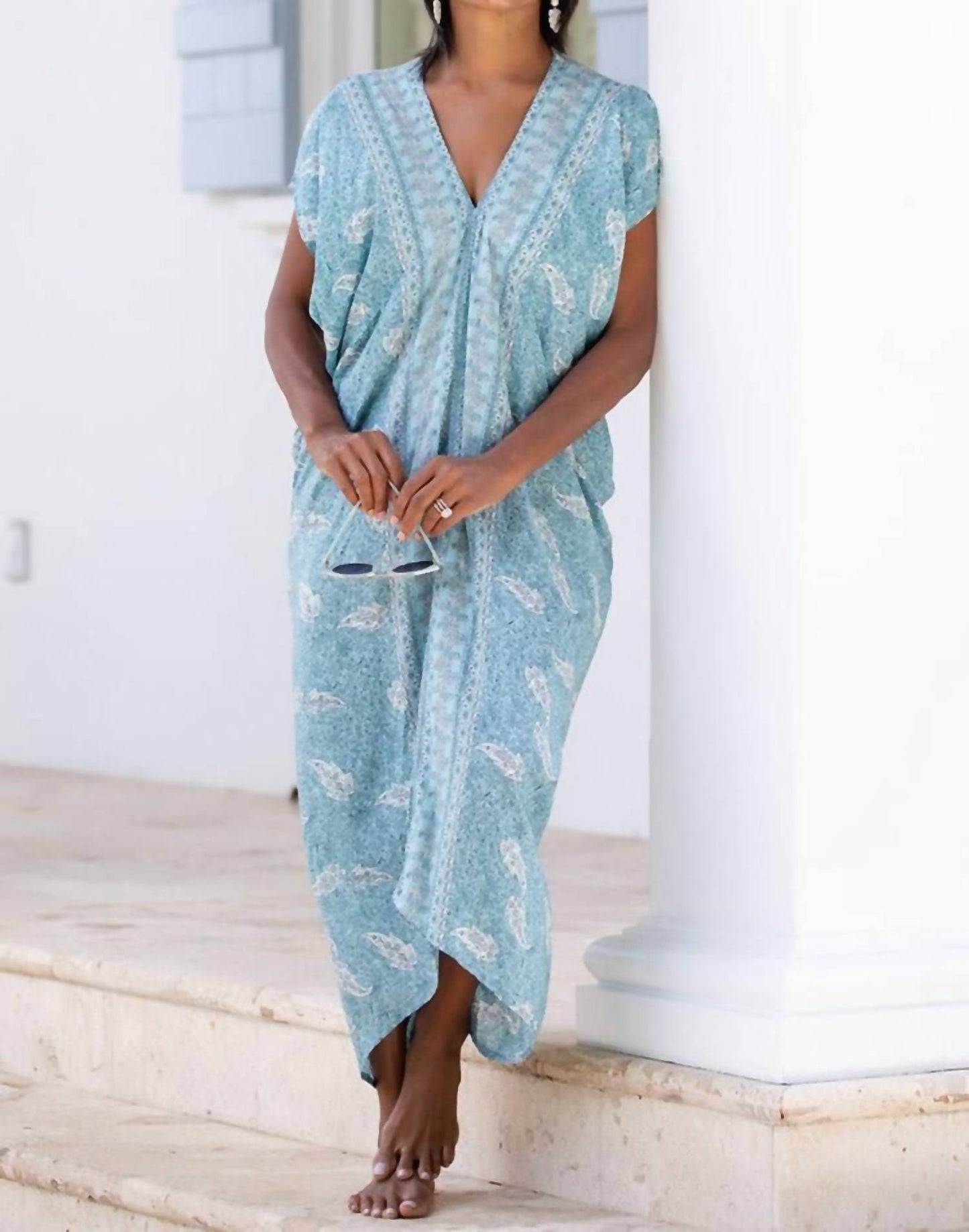 Walker & Wade - Santorini Kaftan Midi Dress