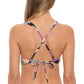 Salt + Cove Women's Juniors Printed Strappy Bikini Swim Top
