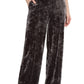 Lysse - Crushed Velvet Wide Leg Pants