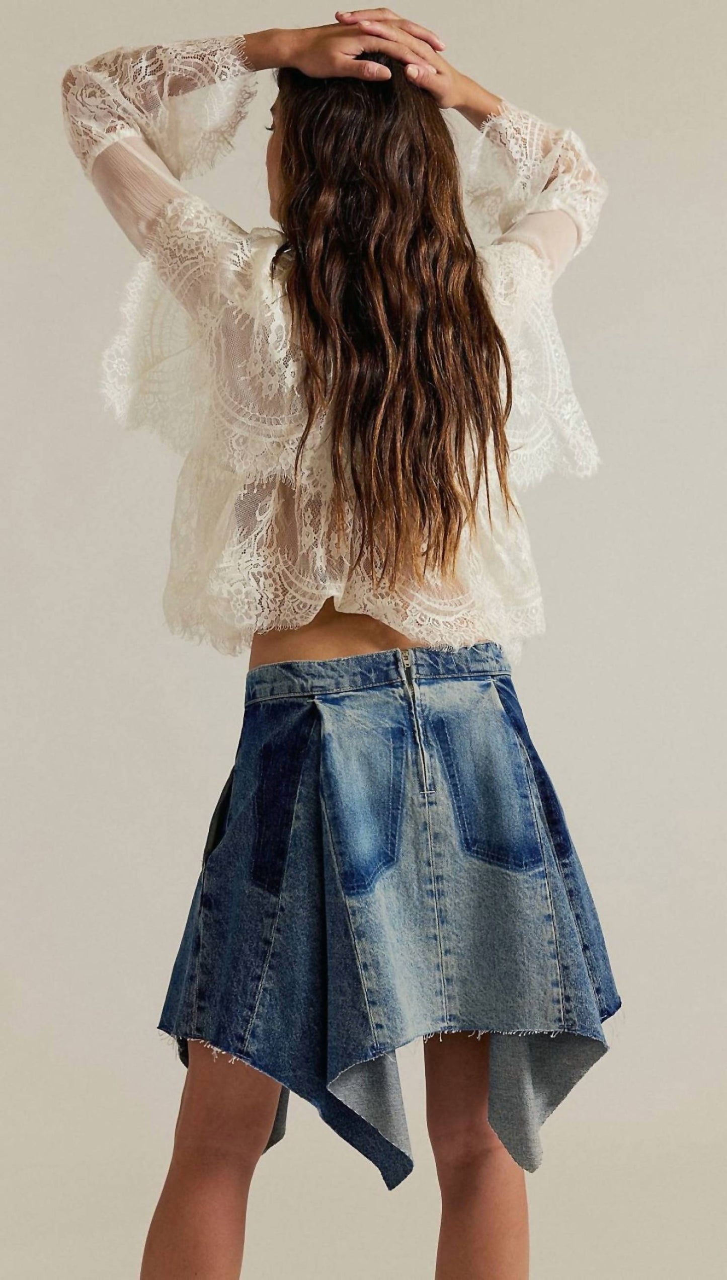 Free People - Wild River Handkerchief Skirt