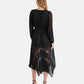 Steve Madden - Ari Lace Pleated Handkerchief Hem Dress
