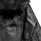 Charter Club Women's Leather with Faux Cuff Gloves Black Size Regular