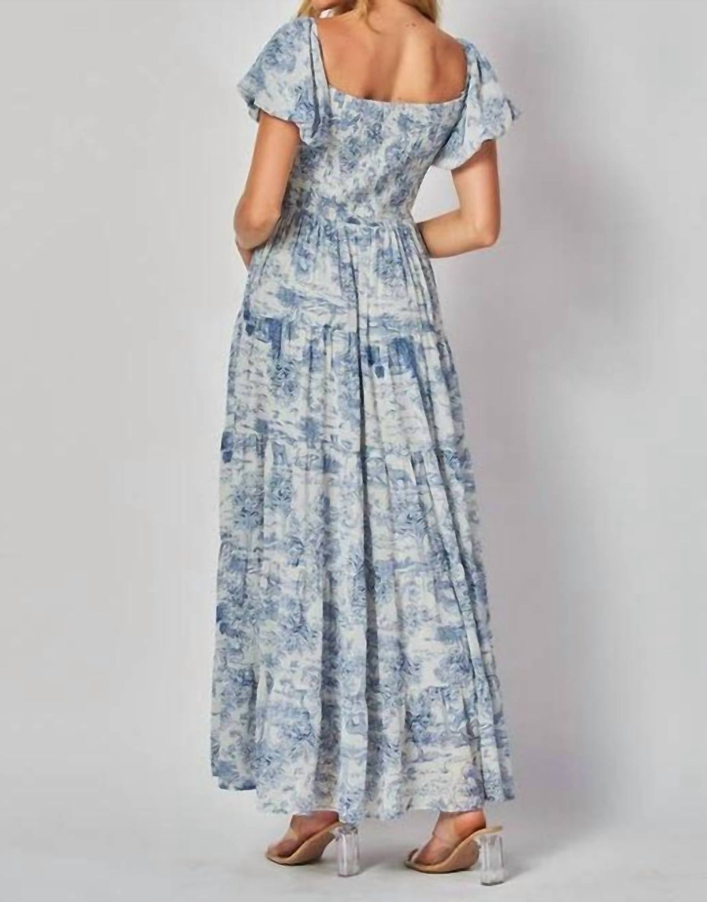Big Hit Fashion - Toile Maxi Dress
