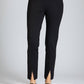 Apny - Pull-on Ponte Pants With Split Hem