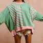 Bibi - Varsity Stripe Mix and Match Top