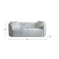 Coral Curved Sofa, 3 Seater