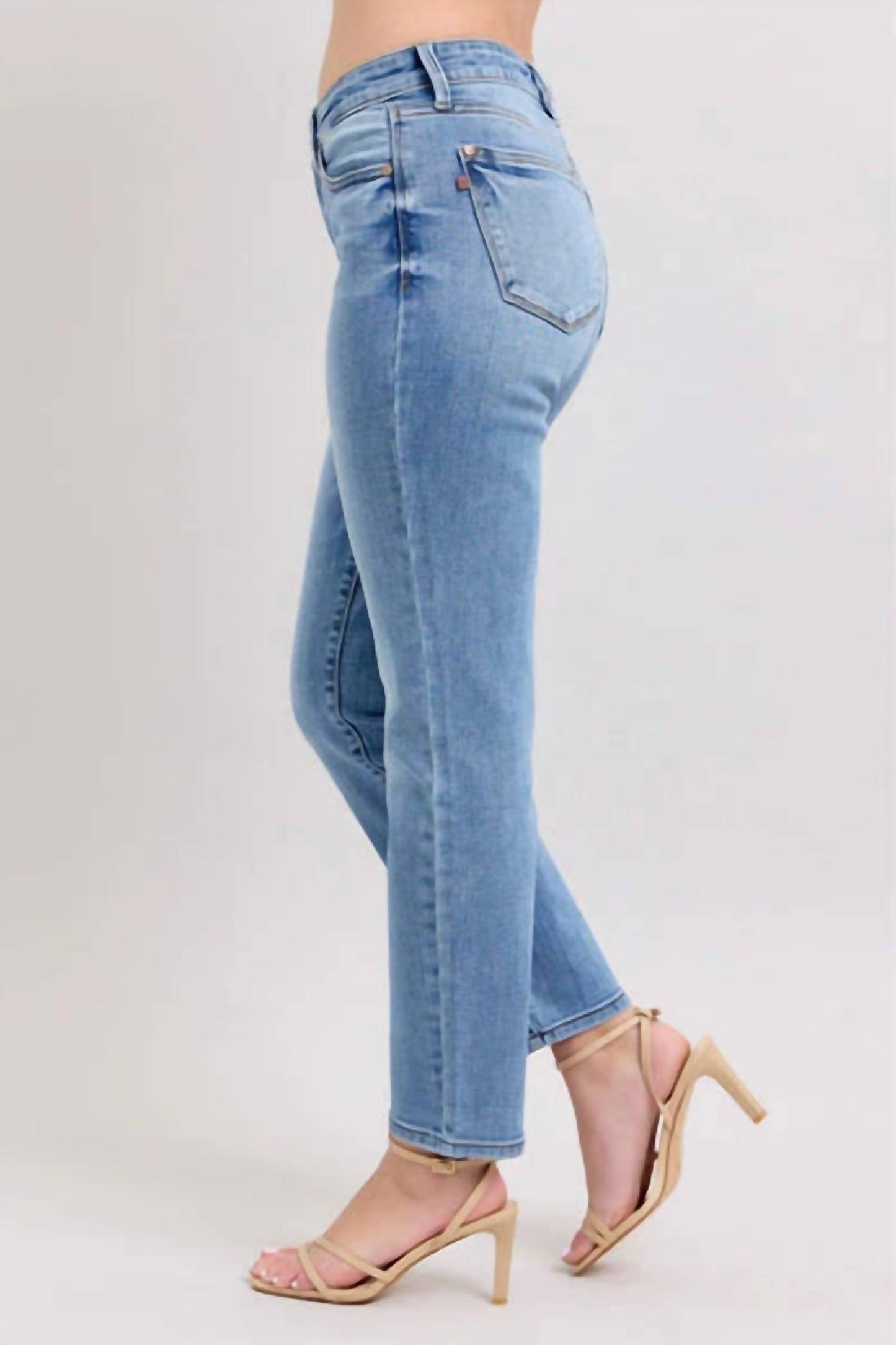 Judy Blue - Mid Rise Slim Fit Jean With Cell Pocket