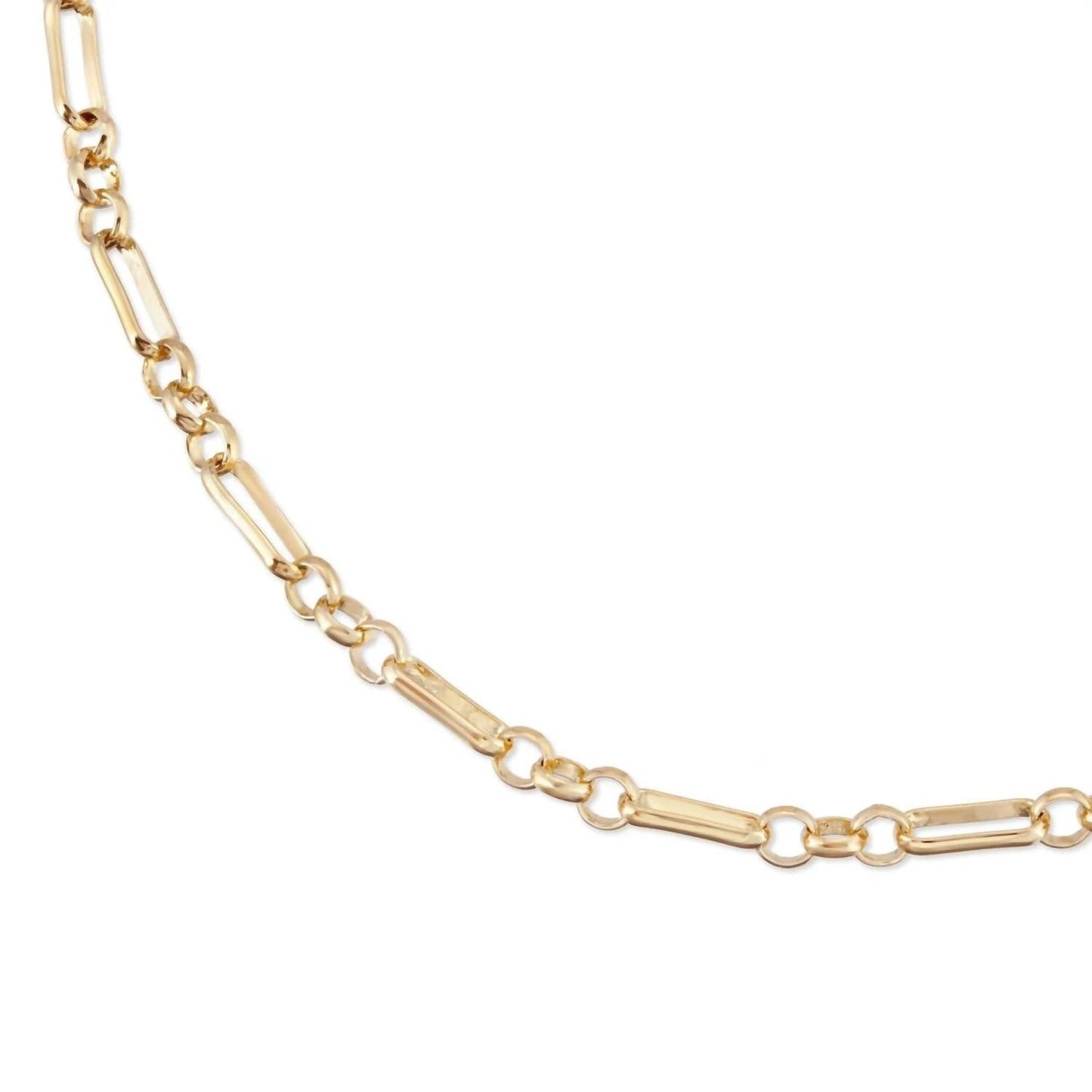 Eklexic - Women's Small Multi Link Chain Anklet