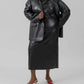 Good American - Better Than Leather Midi Pencil Skirt - Plus