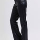 Judy Blue - Faux Leather Bootcut Jeans