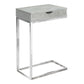 Accent Table, C - Shaped Contemporary Elegant Design