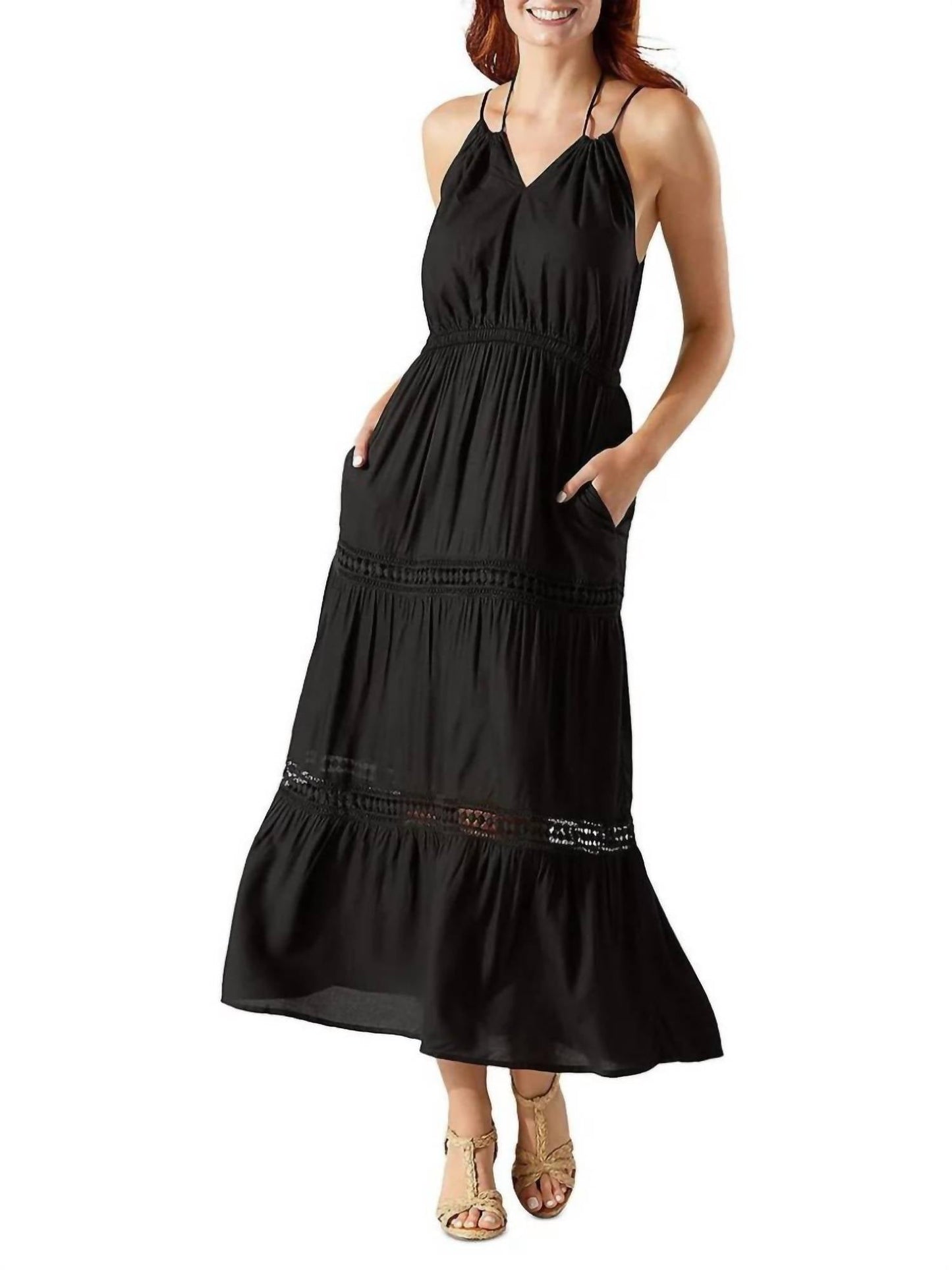 Tommy Bahama - Sunlace Halter Maxi Dress
