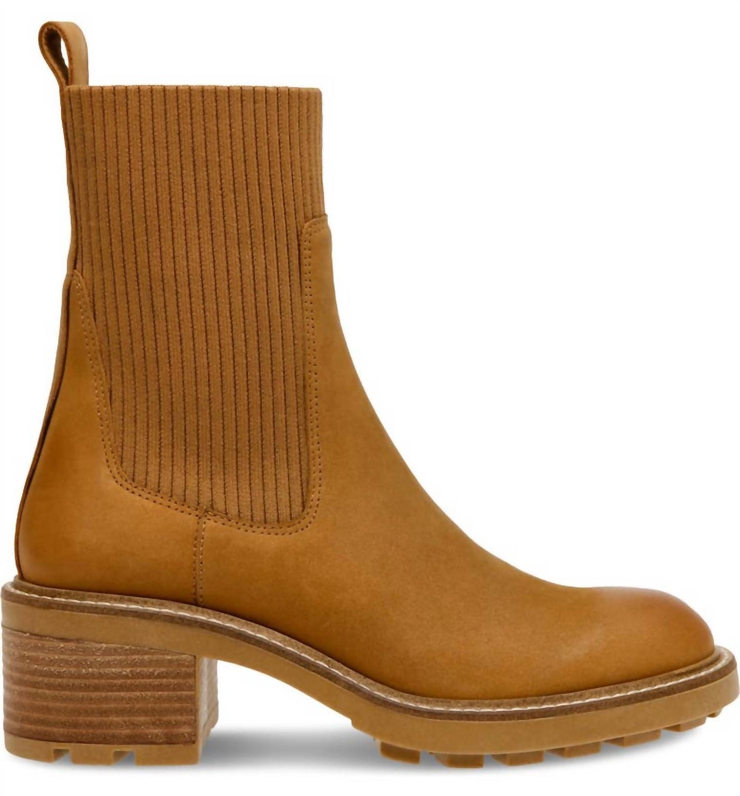 Steve Madden - Women's Kiley Leather Sock Chelsea Boots