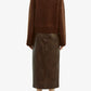 Bardot - Dante Faux Leather Midi Skirt