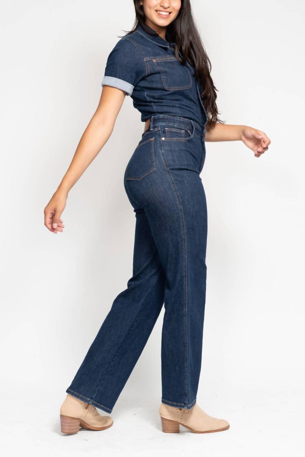 Judy Blue - High Waist Tummy Control Jumpsuit