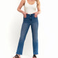 1822 Denim - High Rise Straight Leg Denim Jeans