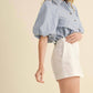 &Merci - Count On Me Bubble Sleeve Button Down