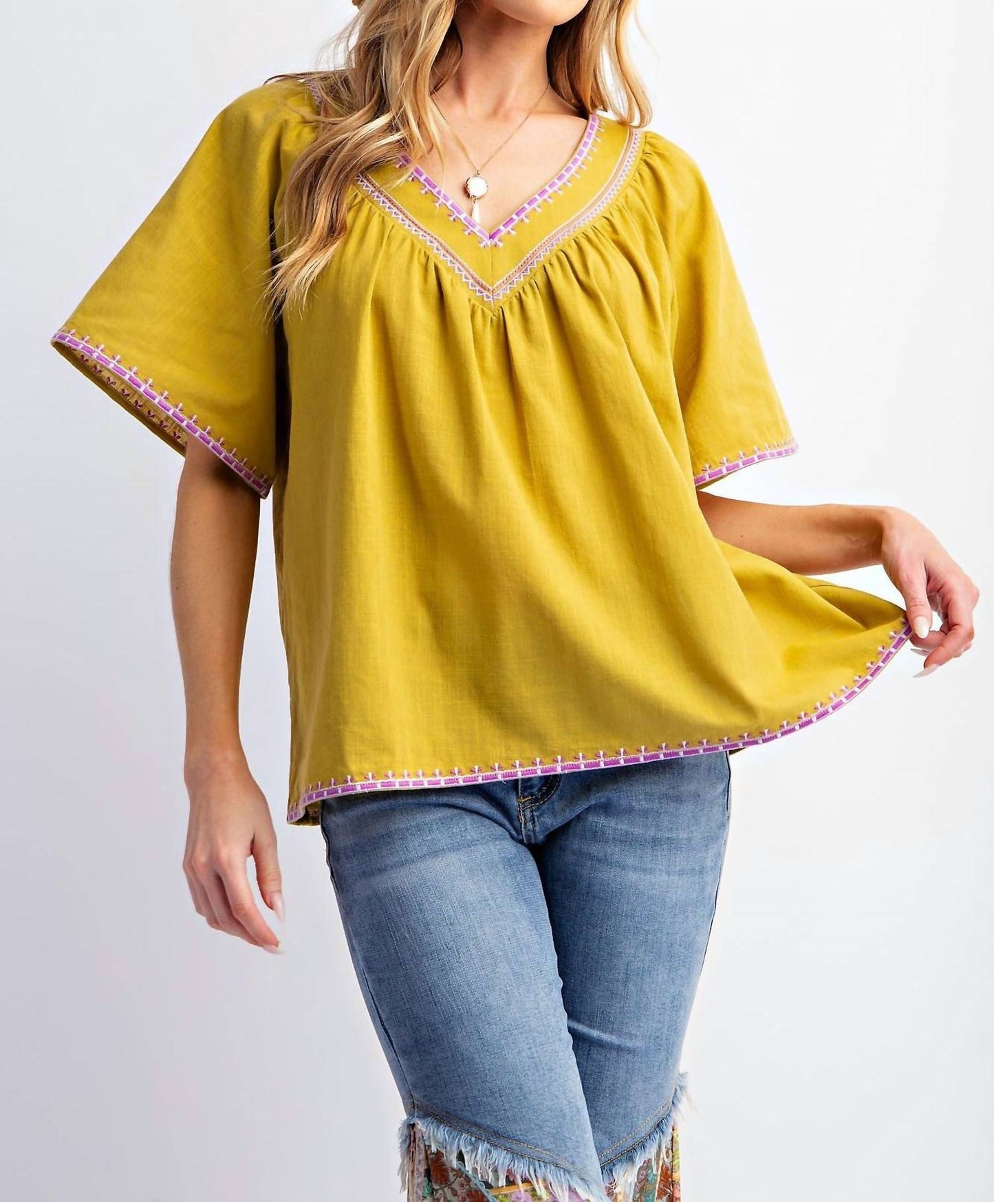 Easel - Boho Top