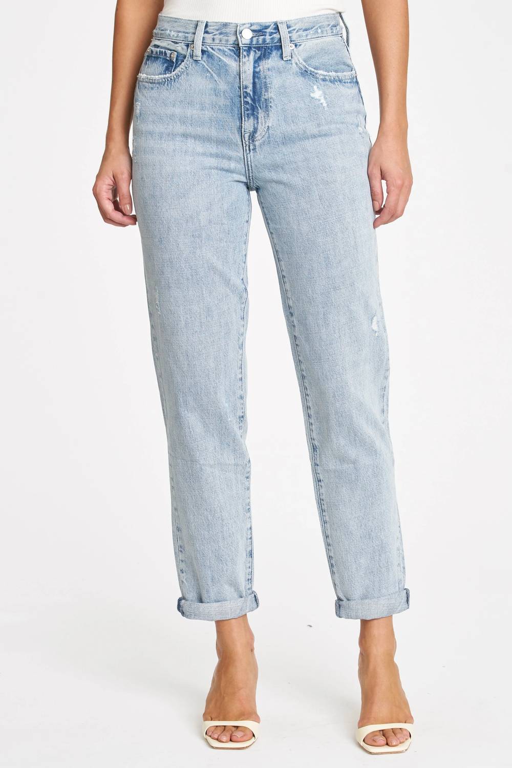 Pistola - Presley High Rise Relaxed Roller Jeans
