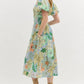 Entro - Big Florals Midi Dress
