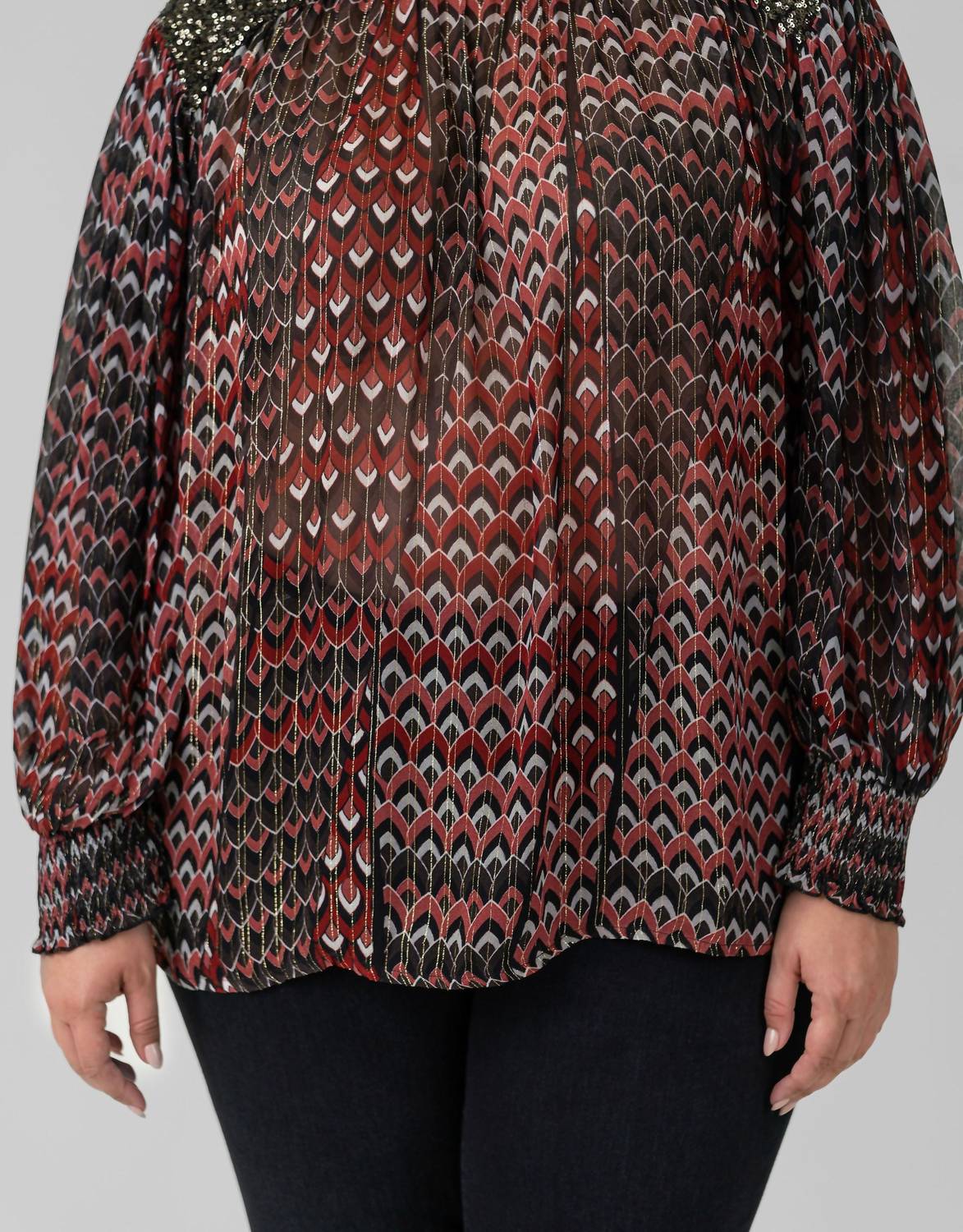 -Bl^Nk- - Ilyena Top - Plus Size