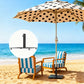 Convenient Metal Umbrella Stand Base with Adjustable Foot Pads