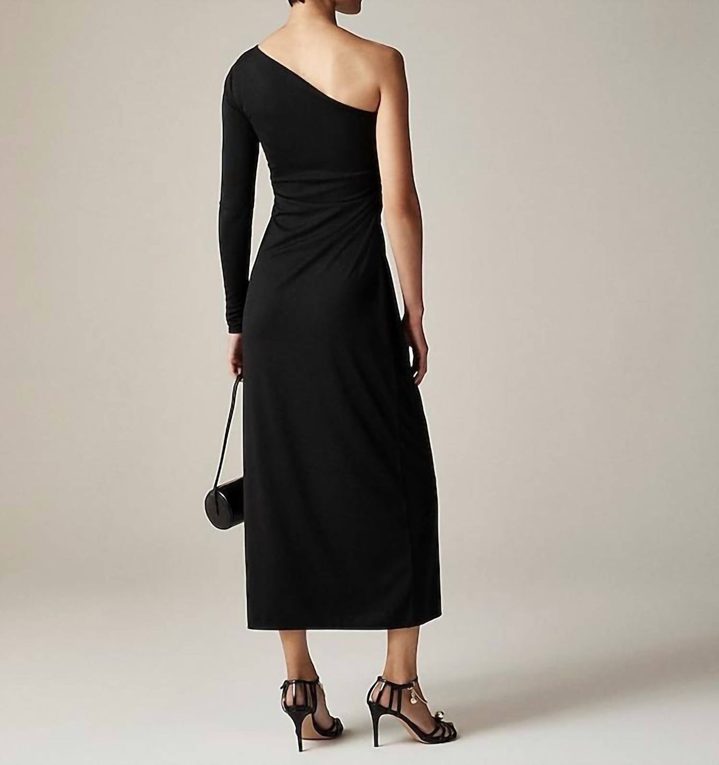 J.Crew - One-shoulder Dress In Jersey Crepe