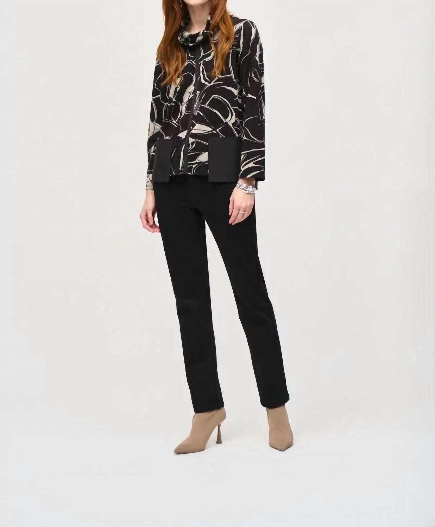 Joseph Ribkoff - Abstract Print Top