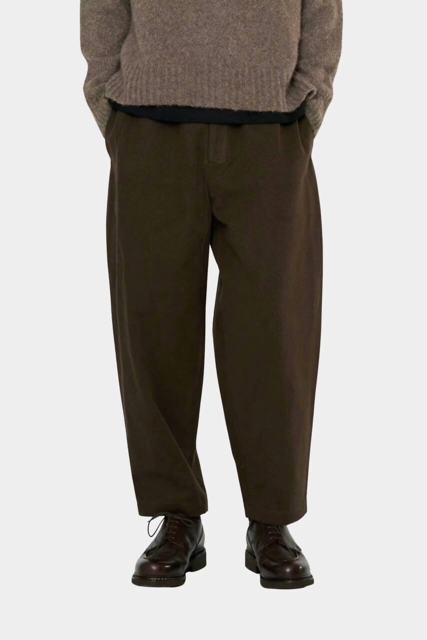 7115 By Szeki - Signature Elastic Pull-up Trousers