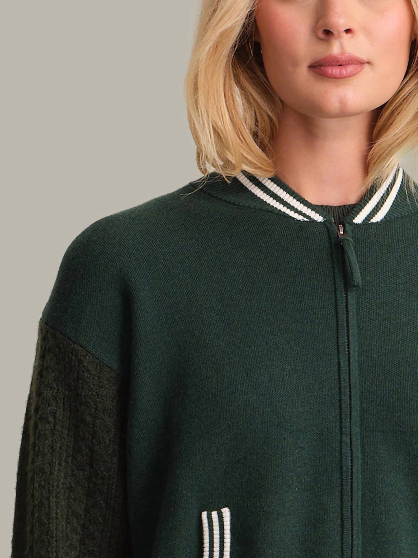 525 America - Cable Sleeve Bomber Jacket