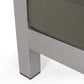 Outdoor Aluminum Loveseat – Low-Profile Patio Seating with Deep Cushions