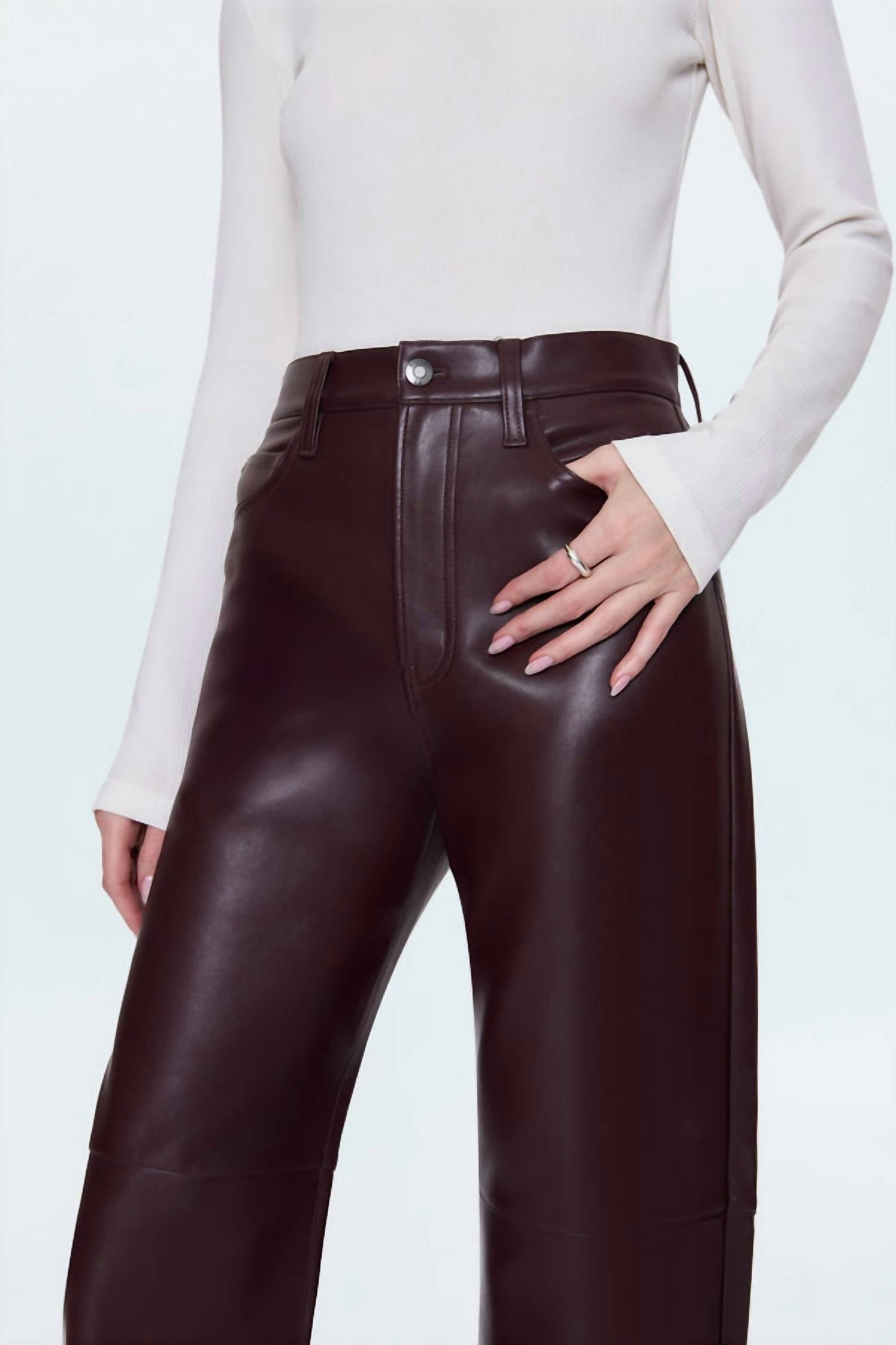 Pistola - Jett High Rise Bowed Straight Pant