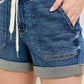 Judy Blue - High Waist Cuff Jogger Short