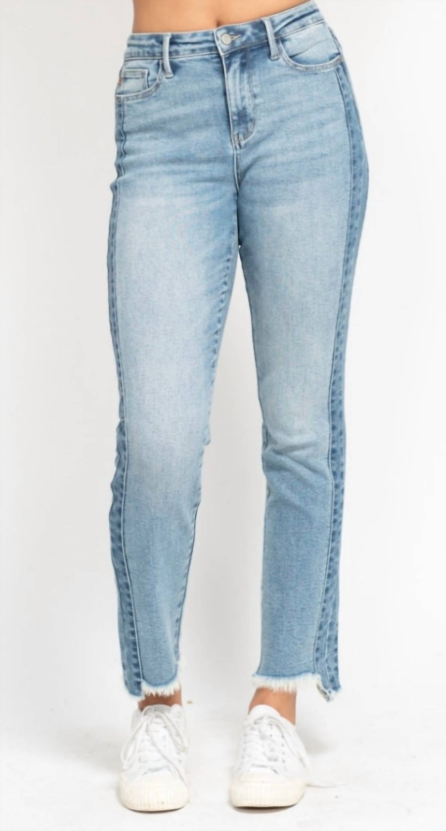Judy Blue - Penn High Waist Vintage Wash Side Panel Jean