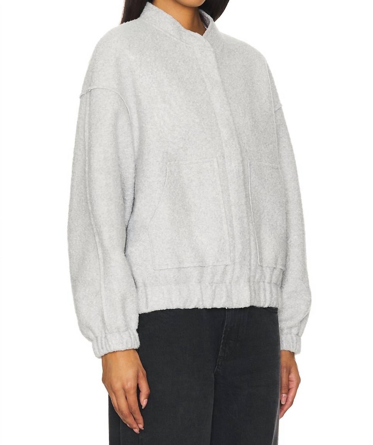 Lblc The Label - Robbie Boucle Zip Up Jacket