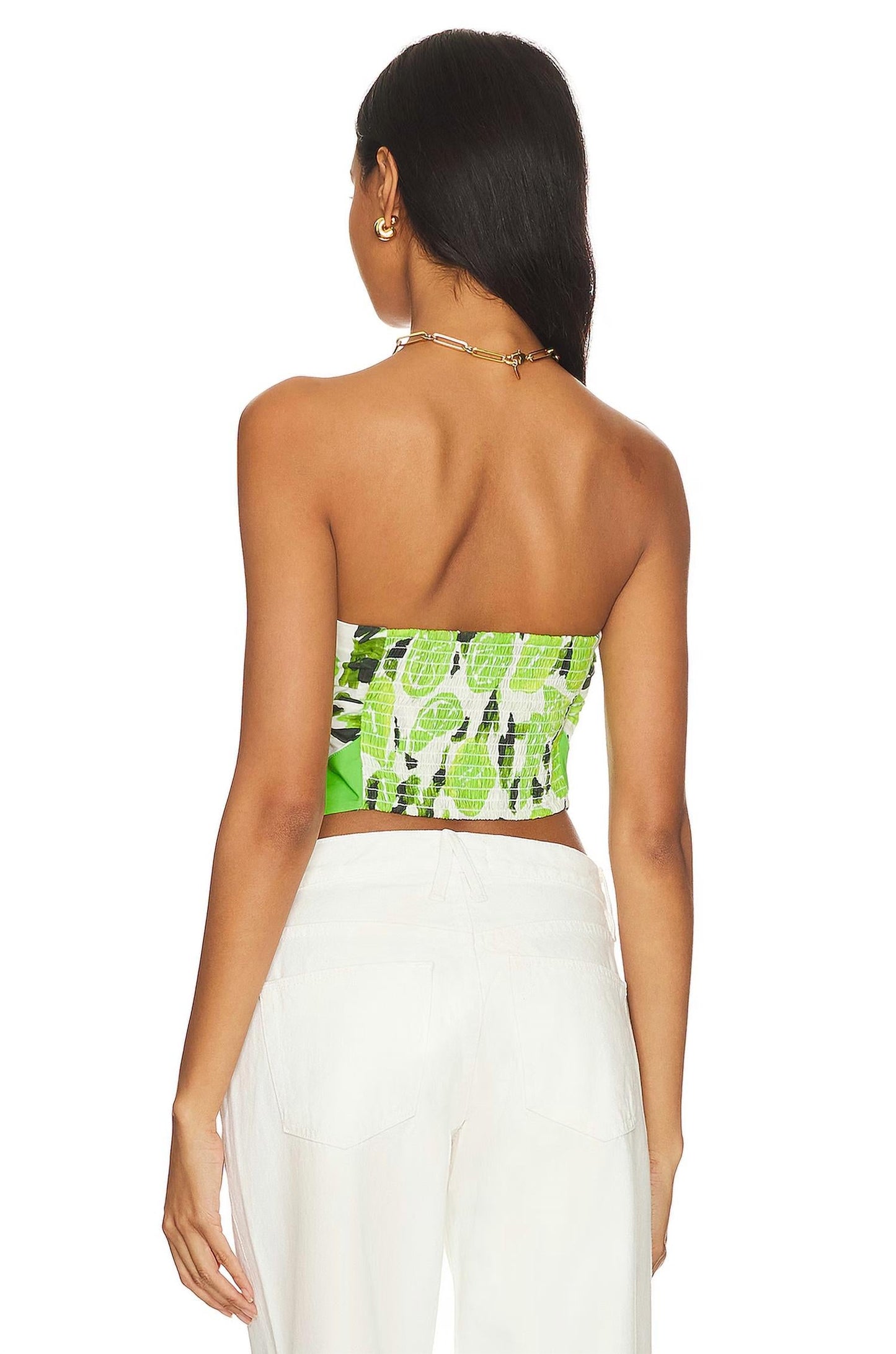 Steve Madden - Brady Crop Smocked Back Top