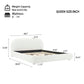 Upholstered Simple Modern Bedroom Bed With Curved Headboard
